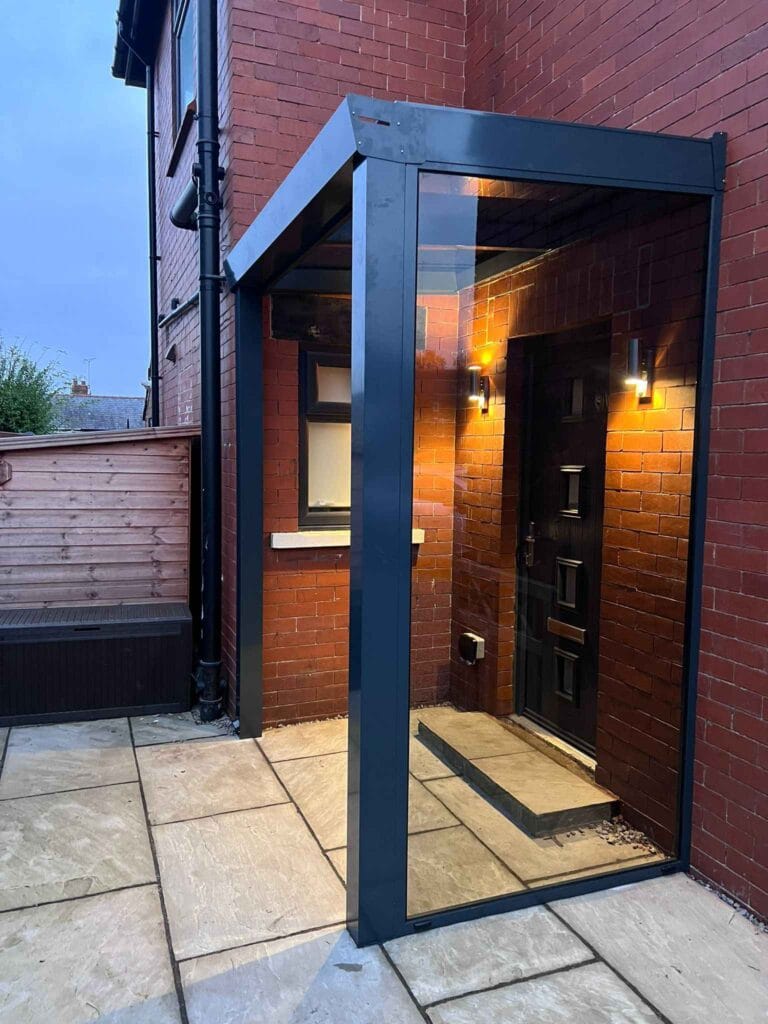 Modern Porch Extension Design Ideas - House Plans UK